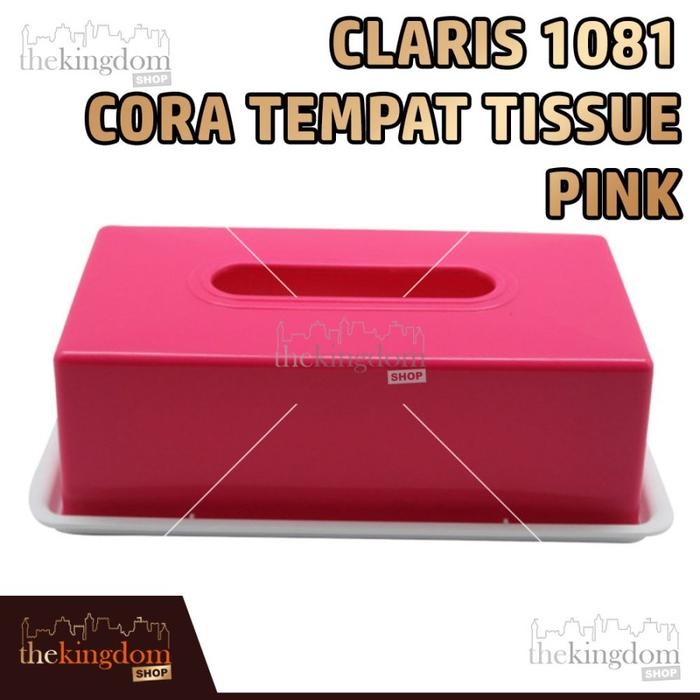 

Claris 1081 Cool Tissue Box Kotak Wadah Tempat Tisu Persegi Panjang Plastik