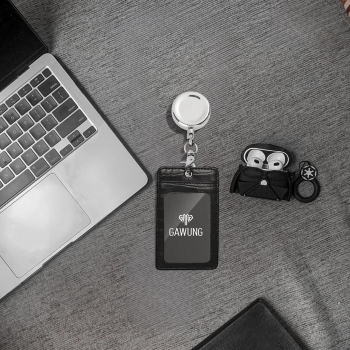 

Name Tag ID Card Holder Tarik Hood Simple Hitam CHTOOD