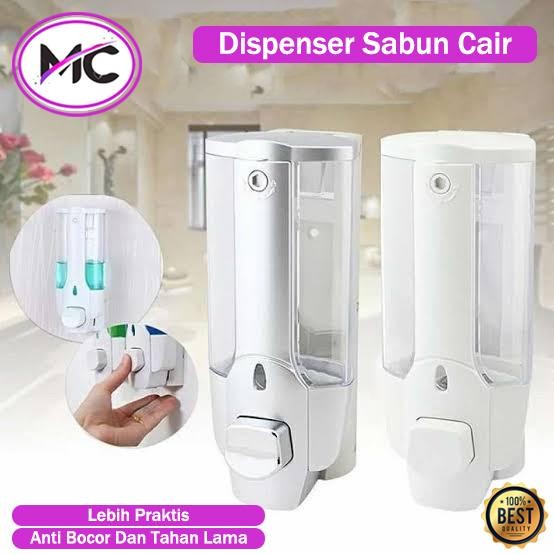 PREMIUM Dispenser Sabun Cair Tempel Tempat Sabun Cuci Tangan Piring Manual