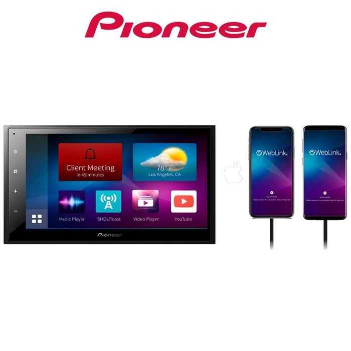 HEAD UNIT PIONEER DMH A345BT - DOUBLE DIN PIONEER DMH 345 BT ORIGINAL