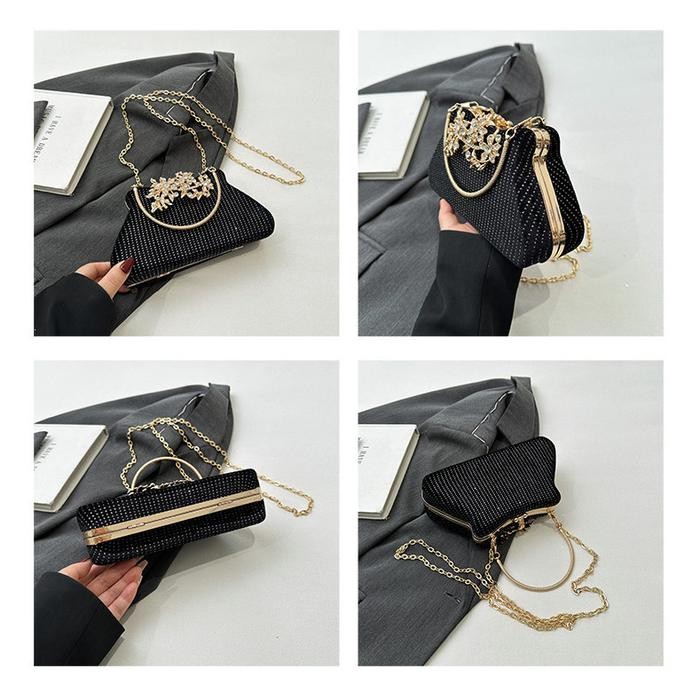Clucth Pesta Wanita Mewah FF 1921 - Tas Pesta Wanita Glamour - Clucth Elegan Kekinian