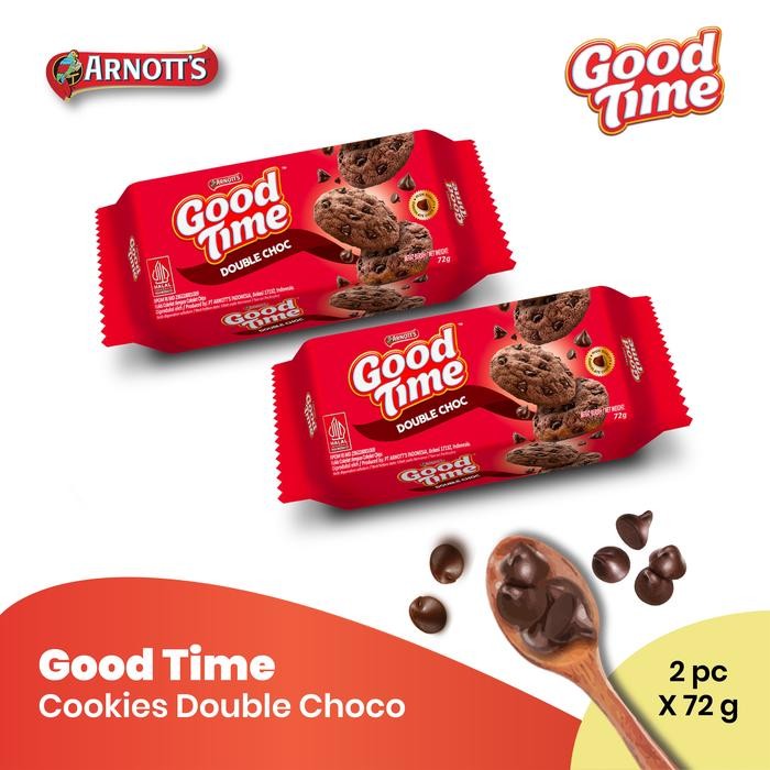 

OR6T Good Time Cookies Double Choco 2X72Gr - Twinpack