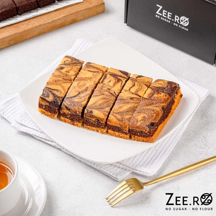 

OR6T Zeero Almond Marble Cake / No Sugar/No Flour/Low Carb/Gluten Free/Keto