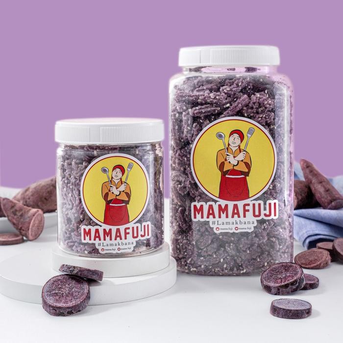 

OR6T Mama Fuji - Kue Akar Rasa Ubi Ungu (Taro) 850 Gram Makanan Cemilan