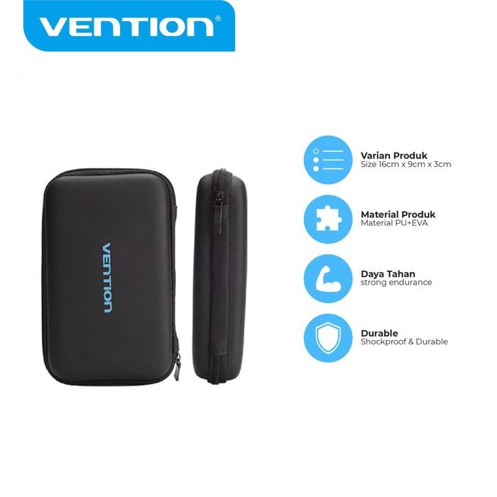 PREMIUM Vention Travel Pouch Organizer Electronic Storage Bag Accessories