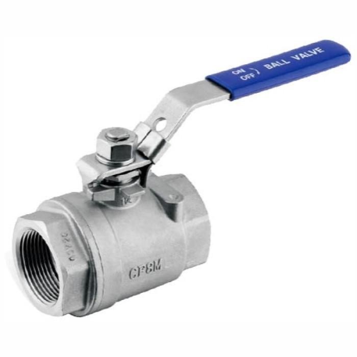 BALL VALVE 2 INCH STAINLESS STEEL SUS 304 2PC / BALL VALVE 2"
