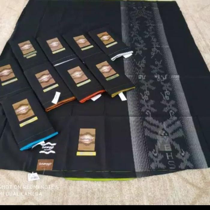 TERLARIS SARUNG BHS TKB POLOS HITAM SETANGGI READY STOCK