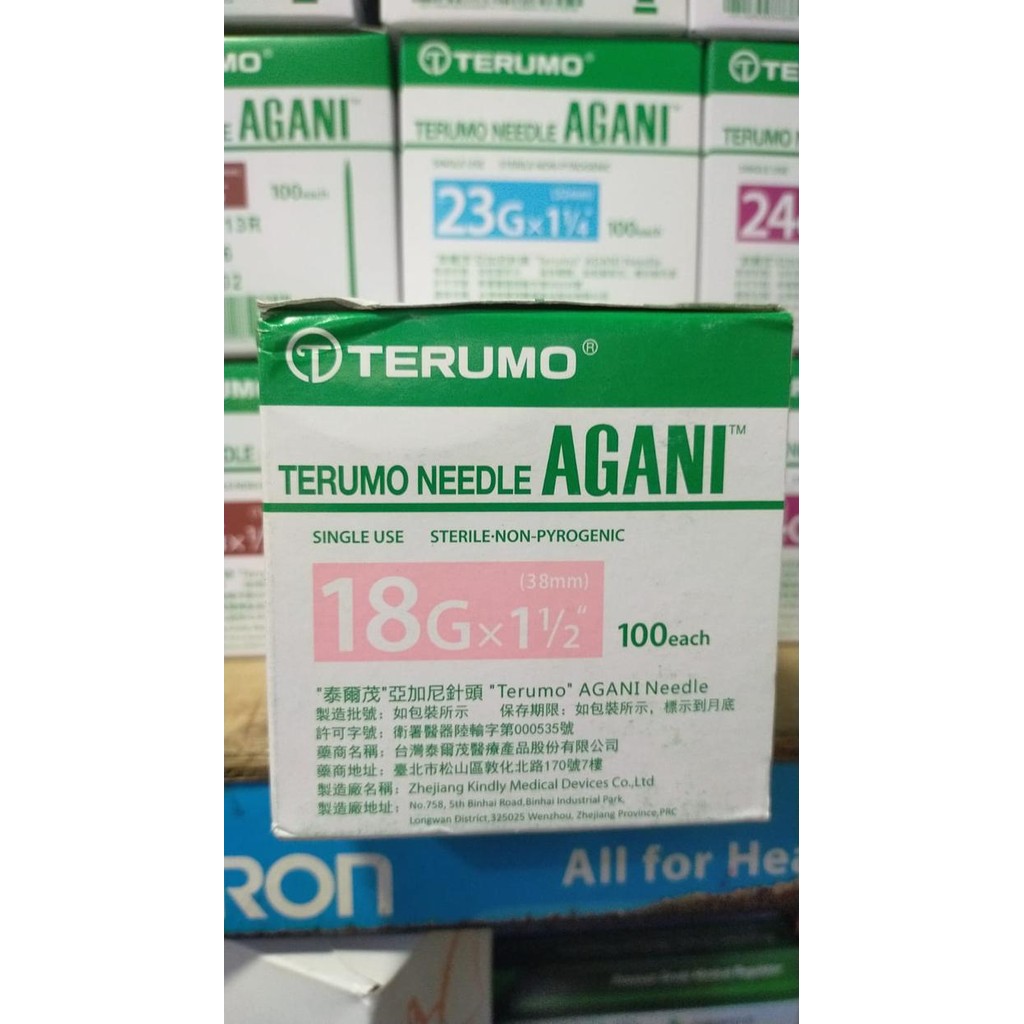 needle 18 g terumo