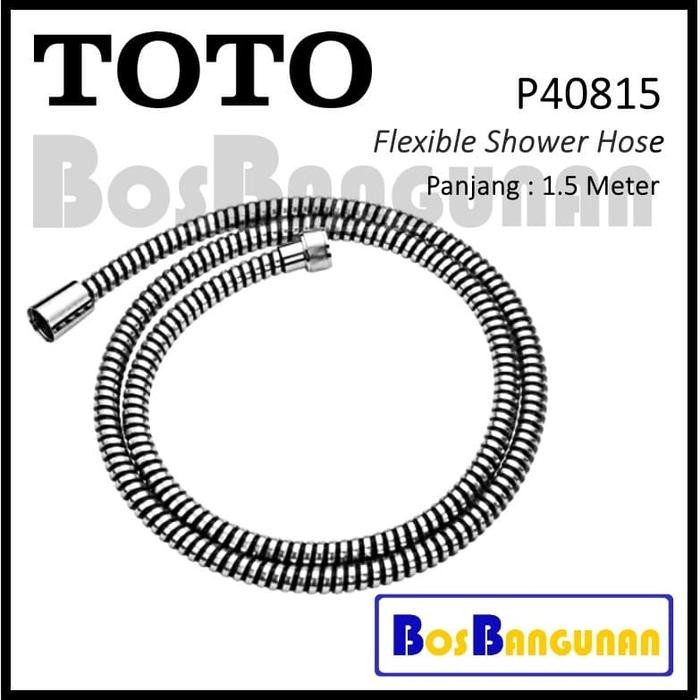 Selang Shower TOTO P40815 (1,5m) / Flexible Shower Hose TOTO Original