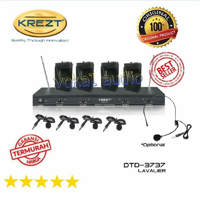 Terbaik Mic Wireless Dtd Krezt 3737 Clip On Termurah