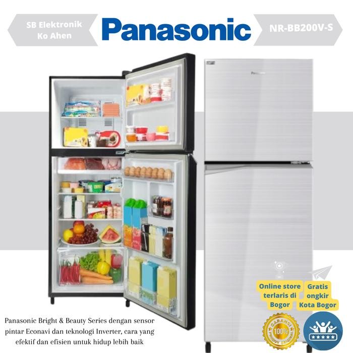 Kulkas Panasonic Nrbb 200 V Lemari Es 2 Pintu Nrbb200V Inverter