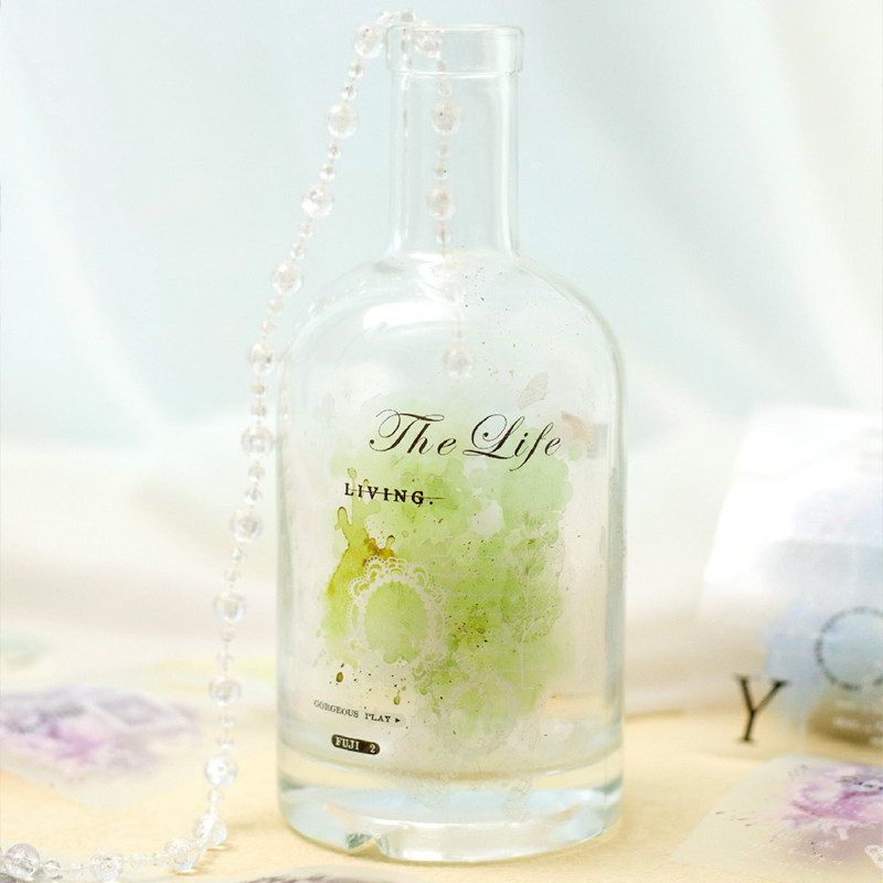 

6Style 1Roll/bag swoosh matte PET waterproof tape DIY handbook calendar scrapbook photo