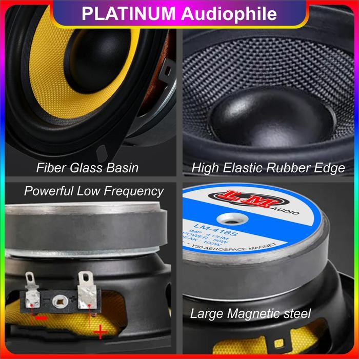 Speaker 3" Inch 4" Inch Fullrange Mid Bass Hifi Full range Mid Woofer LM-318S LM-418S