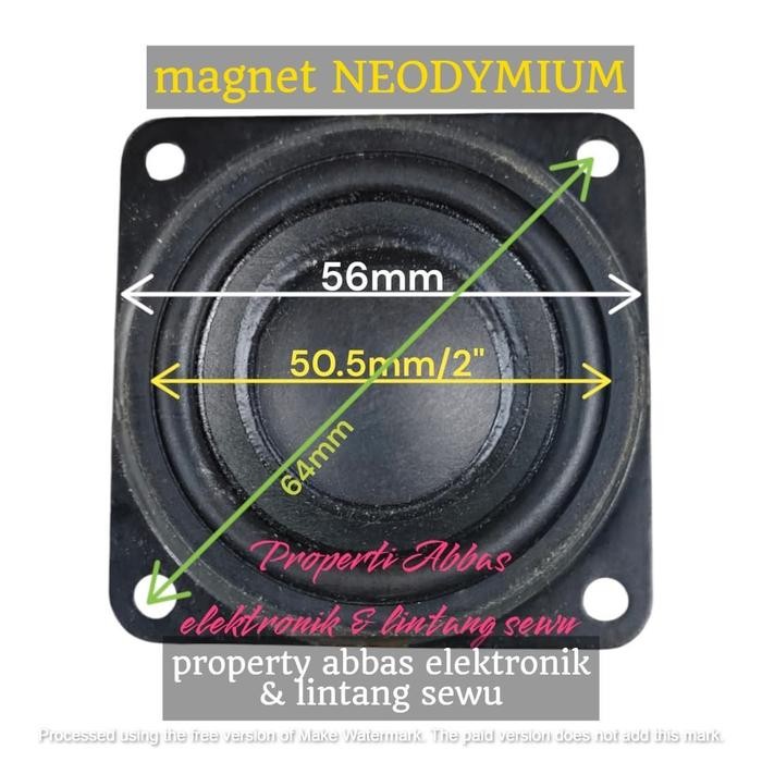 speaker woofer 2" bass BOOMBASS 50 watt speaker 2 inchi 2inchi 50watt speaker bass voice coil 25.5mm