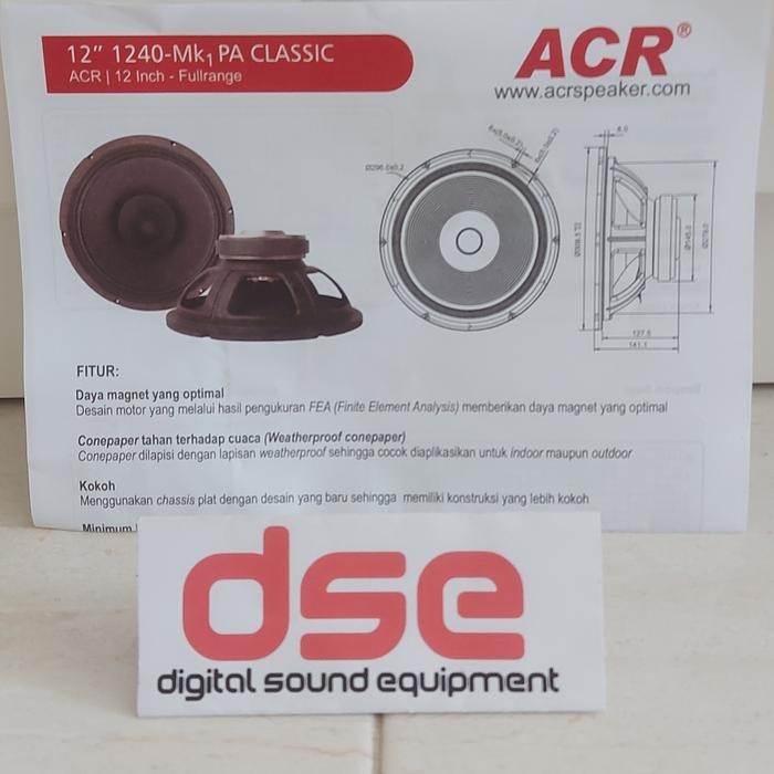 speaker acr 1240 classic 12 inch