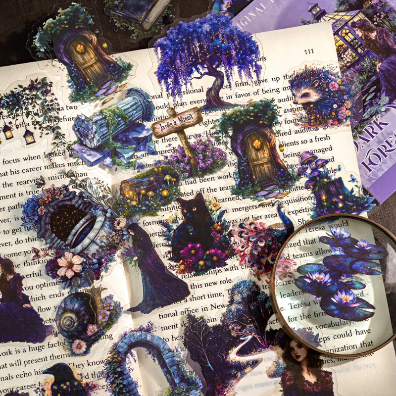 

120Pcs/bag Forest Fantasy Series PET Waterproof Stickers DIY Notebook Tablet Phone Case