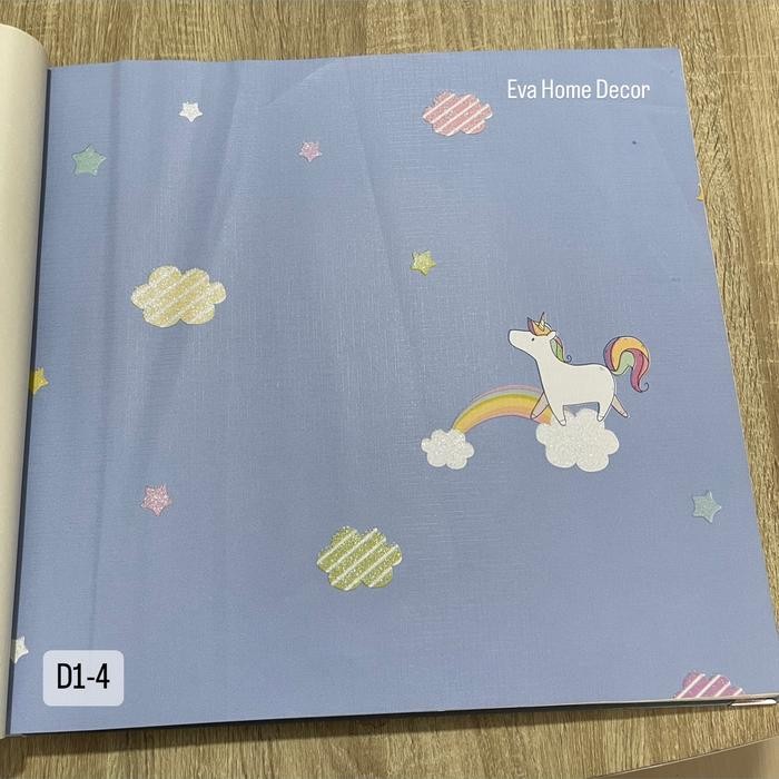 Wallpaper Dinding Kamar Anak Premium Vinyl