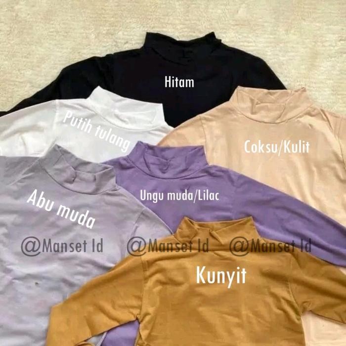 RES2 Manset Manset Baju Manset Wanita Manset Lengan Panjang Dalaman Baju Spandek Dalaman