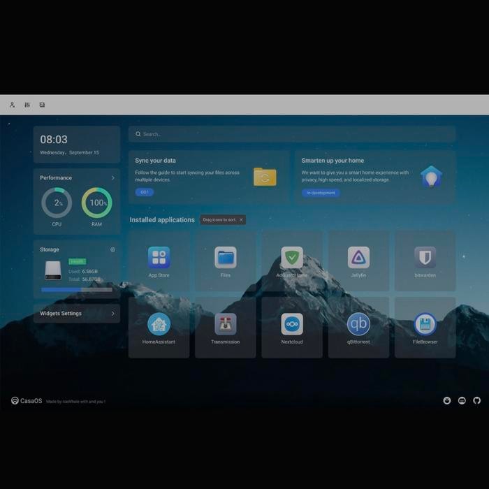 B860H NAS Server CASA OS server