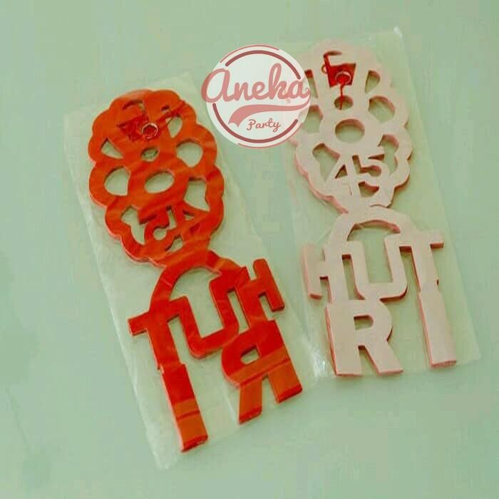 (Allthebest) GARLAND Kertas Hut RI / HIASAN HUT RI / DEKORASI HUT RI 17 agustus / banner garland