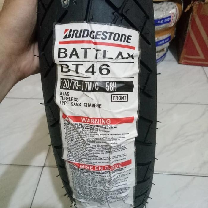 BAN LUAR BRIDGESTONE BATTLAX BT46 UKURAN 120-70-17