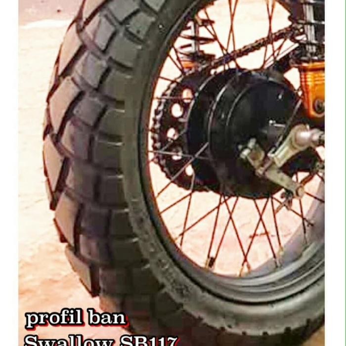 PAKETAN BAN LUAR SWALLOW SB 117 STREET ENDURO UK 110/80-17 & 140/70-17
