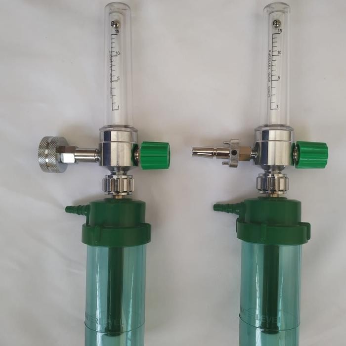 KEQZ Flowmeter Oksigen Medis / Regulator Dinding / Central
