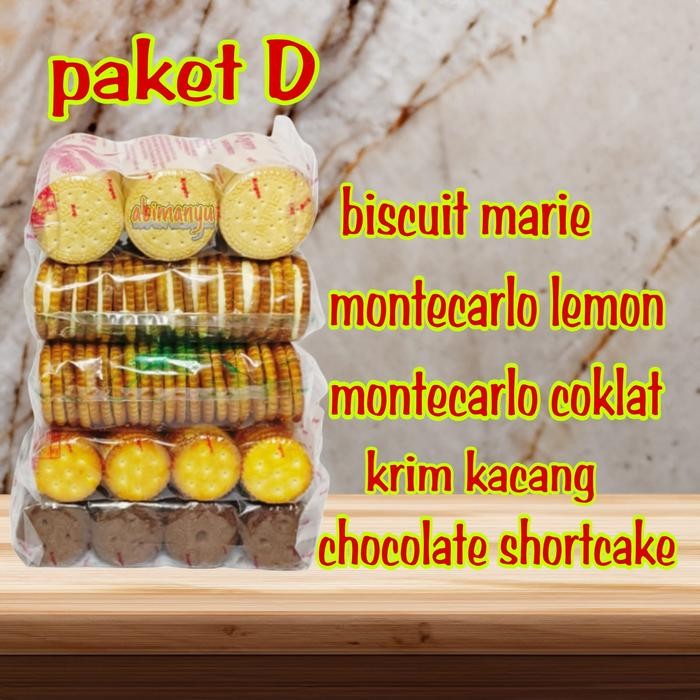 4ZMI Biskuit Khong Guan Paket D _ Biskuit Kogen Aneka Rasa