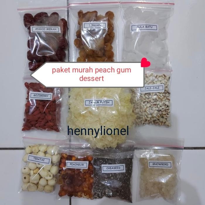 

4ZMI Paket Peachgum Dessert Super Komplit