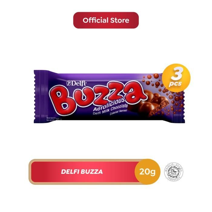 

4ZMI Delfi Buzza Cokelat Gelembung 20 G - Isi 3