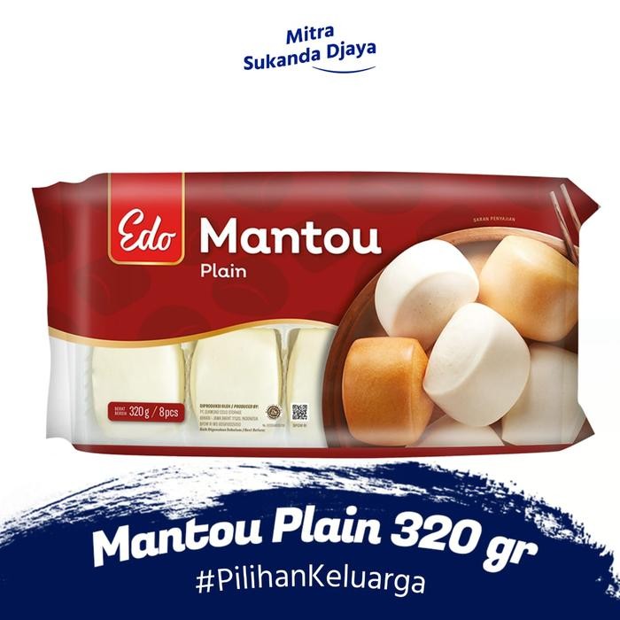 

4ZMI Edo Mantou Plain 320Gr / Mantau Polos Premium