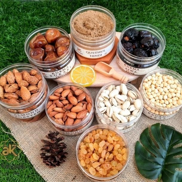 

4ZMI Kurma Sukari/Ajwa/Kacang Arab /Kacang Almond/Pistachio /Kismis Ak