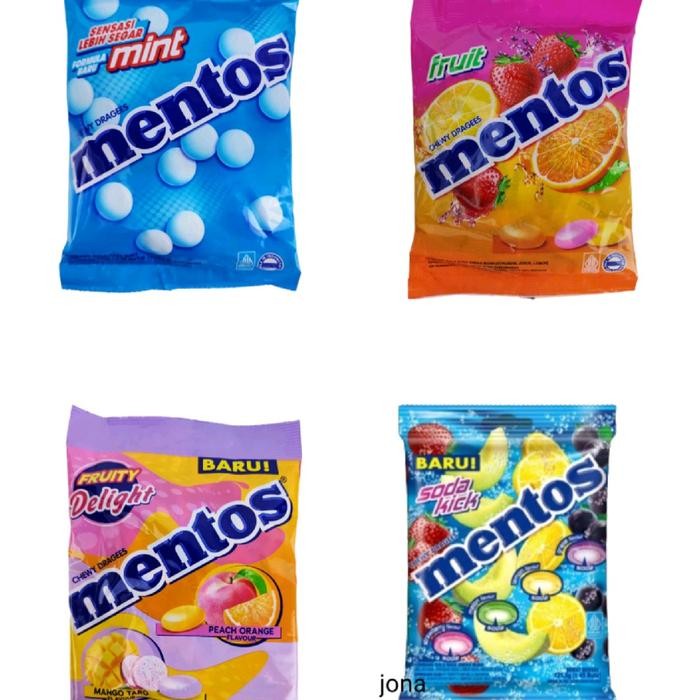 

4ZMI 5 Bungkus Permen Mentos Sak All Varian