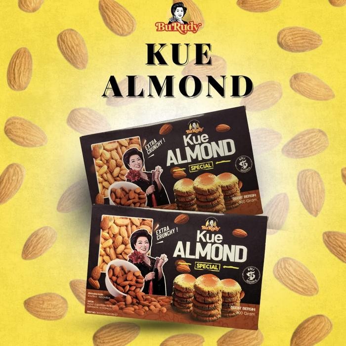 

ND2L Kue Almond Bu Rudy Kemasan Besar