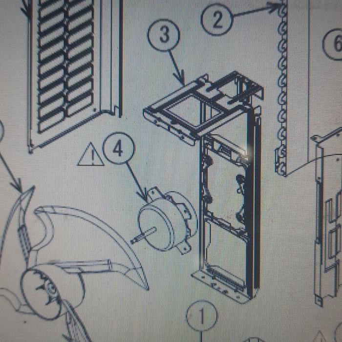 TERLARIS Fan Motor Outdoor AC Panasonic PU5/7/9XKJ
