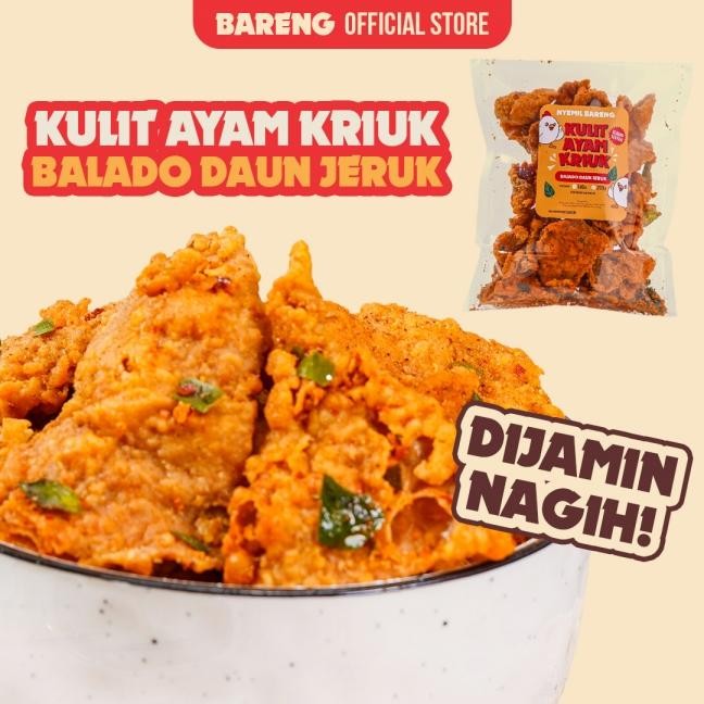 

IOI2 Lahap Bareng Kulit Ayam Kriuk Crispy Rasa Balado Daun Jeruk Cemilan Enak, Bergizi,