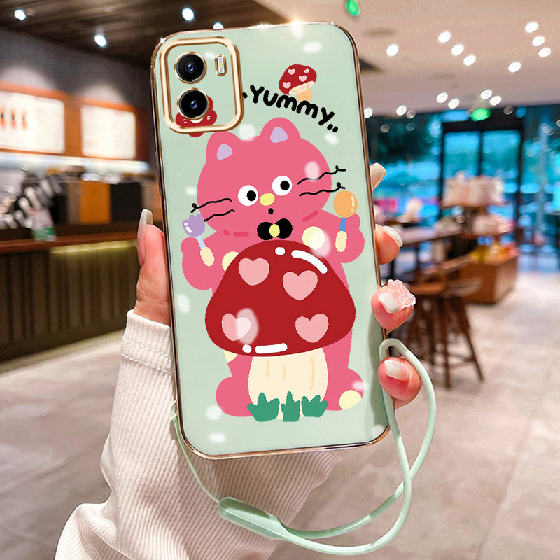 Casing Hp Untuk VIVO Y15S Y15A Y01 Case Casing Graffiti kartun HP Cesing Silikon Softcase disepuh ta