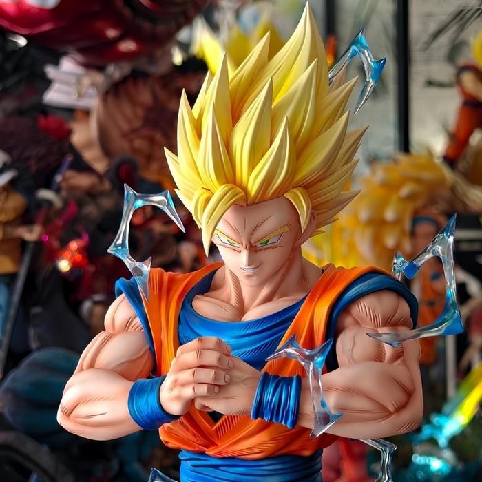 

30CM DRAGON BALL ANIME FIGURE SUPER SAIYAN GOKU MODEL DOLLS TREND ACTION FIGURES COLLECTIBLE TOY