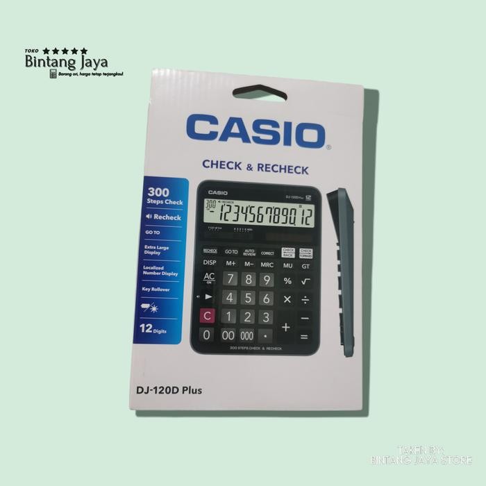 

Kalkulator Casio Dj120Plus Baru Dan Original