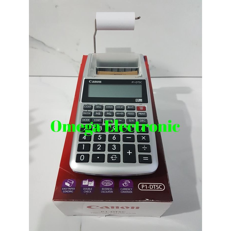 

CANON PRINTING CALCULATOR P1-DTSC - KALKULATOR KASIR PRINTER STRUK P1