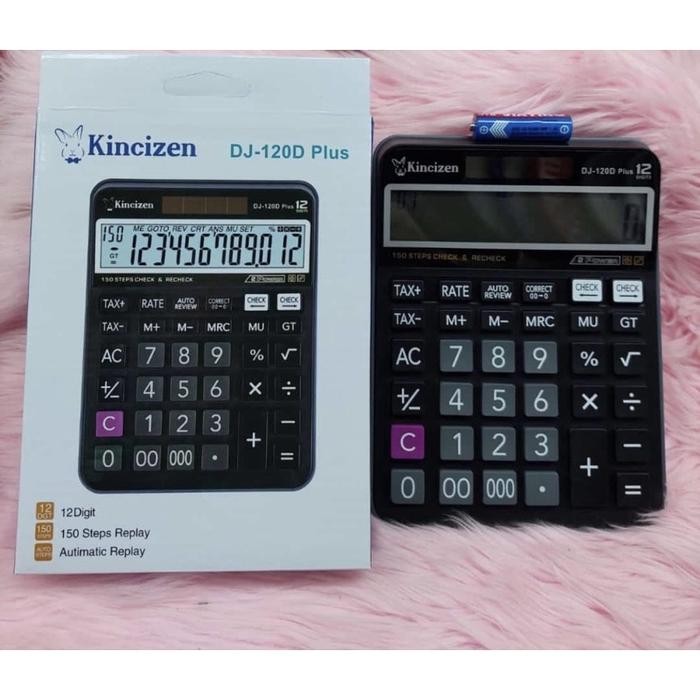 

KINCIZEN DJ-120D PLUS - CHECK & CORRECT CALCULATOR/KALKULATOR DESKTOP