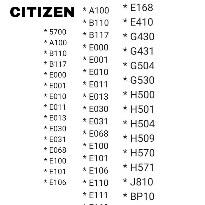 

PART CITIZEN 295-60 MT621 ORIGINAL FOR CITIZEN