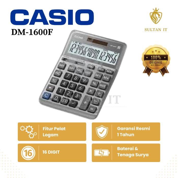

KALKULATOR CASIO DM 1600F ORIGINAL