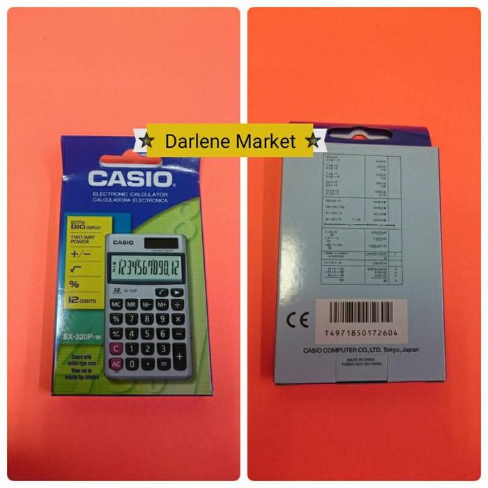

KALKULATOR CASIO SX320P