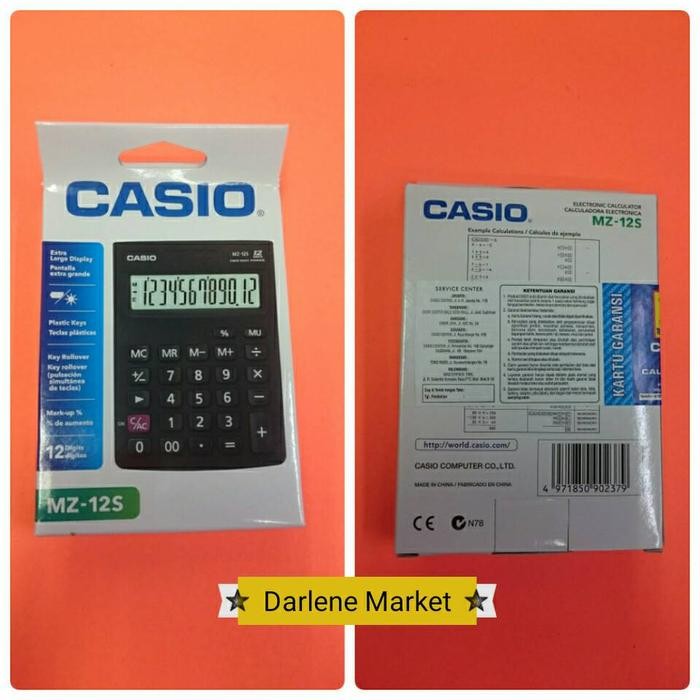 

KALKULATOR CASIO ORI MZ-12S