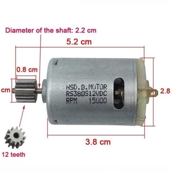 RS380 RS-380 6V 11000 rpm high speed Car model DC motor DIY
