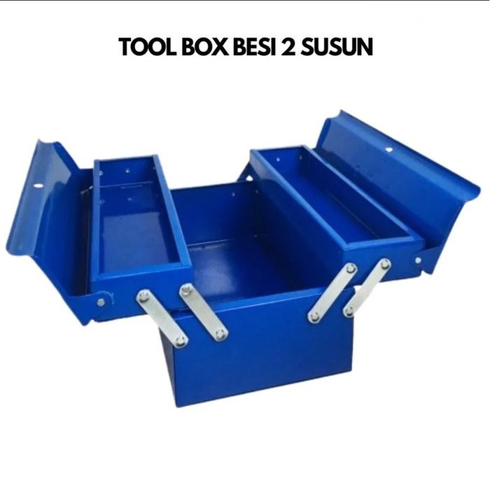 TOOL BOX SUSUN 2 TINGKAT/Tool Box Besi 2 Susun Kenmaster Toolbox Kotak Perkakas Toolkit BERKUALITAS