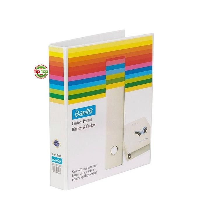 

Bantex Insert Ring Binder 3 Ring 65Mm A4 White #8662 07