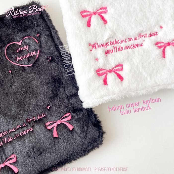 

Bibimcat - (A5 Size) Binder Photocard Ribbon Coquette A5 6 Ring / Album Pc Polaroid Bulu