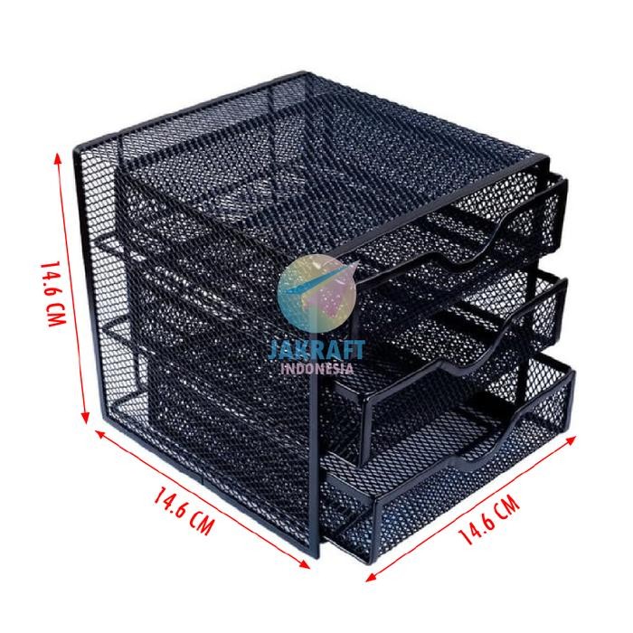 (1 Unit) Desk Set Jaring Joyko Ds-27 Tempat Alat Tulis Pensil Meja Pen Stationery Stand Holder Rak